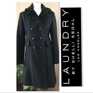 Laundry by Shelli Segal wool blend peacoat